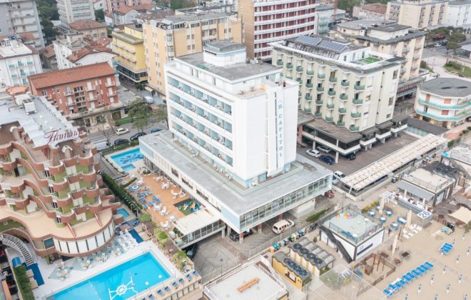 panoramica dall’alto dell’hotel capitol